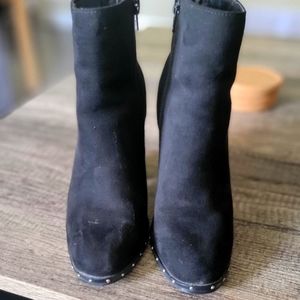 Bamboo Black Booties